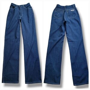 Vintage Calvin Klein Ultra High Rise Loose Extra Tall Straight Wide Leg Jeans 24